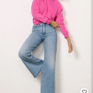 Good American Good Waist Palazzo Women's Jeans